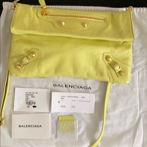 Balenciaga motocross giant  12  envelope clutch